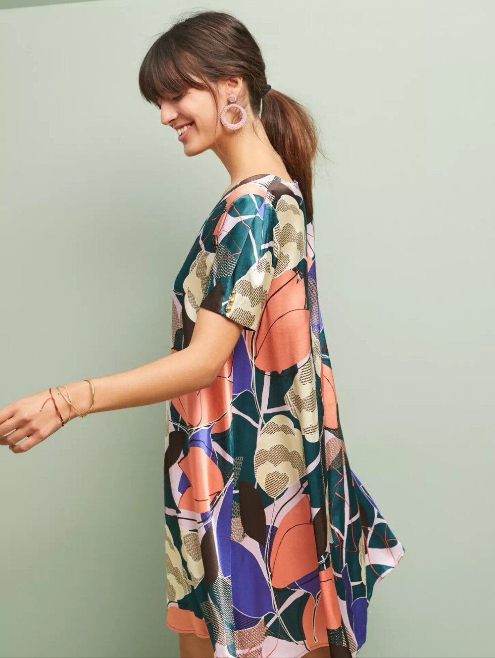 Corey Lynn Calter Geometric Tunic Dress | Anthropologie NEW